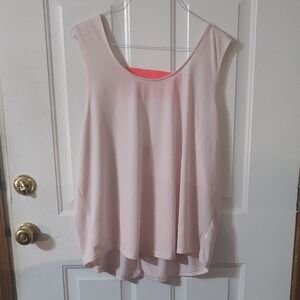 Elegant Blush Sleeveless Tank Top